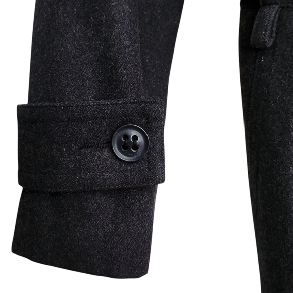 Vintage Y2K Wool Pea Coat | Dark Academia Cottagecore | Women’s L - Picture 6 of 9